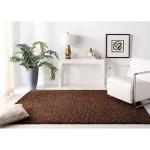 SAFAVIEH Athens Shag Collection Area Rug - 9' x 12', Off White, Non-Shedding & Easy Care, 1.5-inch Thick Ideal for High Traffic Areas in Living Room, Bedroom (SGA119B)