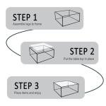 Glass Coffee Table Modern Center Table,Minimalist Coffee Table Sofa Side Tea Table for Living Room,Tempered Glass-top with Sturdy Metal Frame, Easy Assembly,26.4 x 26.4 x 15.7 Inches, Black