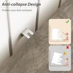 Jocoevol 7 Drawer Dresser, Vintage Design Bedroom Dressers with Drawers, Dresser Farmhouse with Natural Texture, Tall Dressers for Bedroom, Living Room, Grey