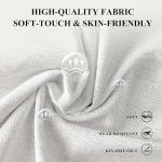 COLAMY Fabric Round Storage Ottoman with Reversible Tray Lid – Multi-Functional Footrest, Hidden Storage, Sturdy & Stylish Small Coffee Table for Living Room, Bedroom, or Entryway(Beige)