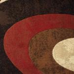 Home Dynamix Tribeca Slade Modern Area Rug, Abstract Brown/Red 5'2"x7'2"