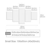 LUDUHU Yellow Orchid Flowers Canvas Print - Abstract Wall Art Painting Decor for Home Decoration Artwork Picture Bedroom Yellow Lily Floral (D,Oversize 40x20inch)