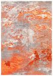 SAFAVIEH Area Rug 8x10 - Madison Collection - Large - Grey & Orange, Boho Abstract Design, Non-Shedding & Easy Cleaning, Ideal for Living Room, Bedroom, Office, Dining Space (MAD440G)