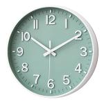 HZDHCLH Green Wall Clocks Battery Operated,12 inch Silent Non Ticking Modern Wall Clock for Living Room Bedroom Kitchen Office Classroom Decor