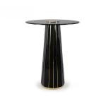 Modern minimalist home balcony round coffee table