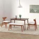 ZINUS Jen 47" Espresso Solid Wood Dining Table