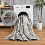 YOH Boho Washable Rug 5x7, Charcoal Gray Vintage Non Slip Area Rug, Distressed Indoor Carpet for Living Room Bedroom Kitchen Office