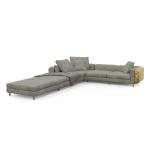 Modern simple living room fabric sofa hotel leisure sofa L-shaped left concubine seat sofa high elastic comfortable seat