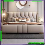 Modern Luxury Multifunctional Bedside Table Aesthetic Headboard Stylish Queen Bed Frame Perfect Cama Casal Home Decoration