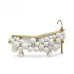 Living room acrylic coffee table coffee table sofa side table