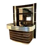 Light Luxury Muntjac Deerskin High-end Wine Cabinet Italian Art Custom Bar Table Villa Home Wall Locker