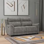 Signature Design by Ashley Next-Gen DuraPella Faux Leather Zero Wall Power Reclining Sofa with USB, Slate Gray