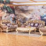 Vintage Large Fancy Sofa Set Luxury Modern Recliner Loveseat Sofa Set Puffs Daybed Juego De Muebles Para Sala Home Furniture