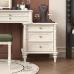 Luxury Design Vanity Table With Drawers Style Trendy European Vanity Table Mirror Bedside Princess Schminktisch Trendy Furniture