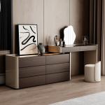 chest integrated dresser bedroom bedside cabinet retractable makeup table jewelry storage display cabinet