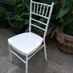 100pcs High Quality Stackable White Gold Banquet Wedding Chiavari Chair Event Chivari Tiffany Chairs