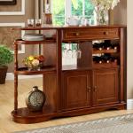 Solid wood bar stool household European wine cabinet living room partition cabinet simple modern high stool bar chair bar table