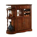 Solid wood bar stool household European wine cabinet living room partition cabinet simple modern high stool bar chair bar table