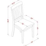 5-Pcs Dining Room Furniture Set, An Oval Kitchen Table with Butterfly Leaves and 4 Linen Upholstered Dining Chairs, 42x60 Inches