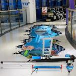 AI High Speed Wall And Floor 2-in-1 Printer CMYK Ink Automatic Painting 3D Wall And Ground Art Printer
