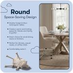 Beige Wooden Dining Table by Finch