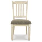 Signature Design by Ashley Bolanburg 20" Upholstered Dining Room Chair, Set of 2, Antique White
