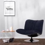 Modern Single Bar Stool With Backrest Chair Living Room Sofas Couch Designer Study Balcony Accordion Rotating Duckbill Furniture