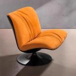 Modern Single Bar Stool With Backrest Chair Living Room Sofas Couch Designer Study Balcony Accordion Rotating Duckbill Furniture