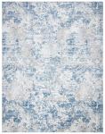 SAFAVIEH Amelia Collection Area Rug - 9' x 12', Grey & Blue, Modern Abstract Design, Non-Shedding & Easy Care, Ideal for High Traffic Areas in Living Room, Bedroom (ALA705F)