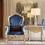 Vintage Luxury Living Room Chairs Large Wooden Nordic Bedroom Chairs Armchair Comfy Relaxing Sedie Da Soggiorno Home Furniture