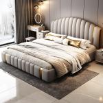 180x200cm Nordic bedside table bed room set bedroom furniture full set king sizebed bases & frames Single bed Headboard modern