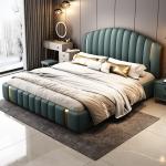 180x200cm Nordic bedside table bed room set bedroom furniture full set king sizebed bases & frames Single bed Headboard modern