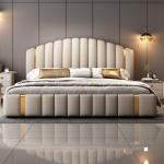 180x200cm Nordic bedside table bed room set bedroom furniture full set king sizebed bases & frames Single bed Headboard modern