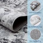 GarveeHome Large Area Rugs 10x14 for Living Room, Abstract Washable Rug Modern Non Slip Floor Mat Carpet Indoor Thin Accent Rug for Bedroom Dining Room Playroom Nursery Home Decor