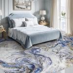 5x7 Area Rugs for Living Room, Modern Abstract Rug for Bedroom, Contemporary Machine Washable Rug, Large Stain Resistant Carpet for Dining Room Playroom Home Office, Pet & Kids Friendly