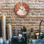 La Crosse Clock 404-2631C-INT 12-Inch Round Coffee Decorative Quartz Analog Wall Clock