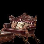 Vintage Antique Luxury Sofas European Leather Nordic Lounges Sofas Double Armchair Designer Divani Soggiorno Home Furniture
