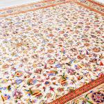250x350cm Large Persian Carpets Silk Living Room Floral High Density Handmade Arabian Rugs for Villa Bedroom Home Kовер Luxury