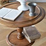 Solid wood edge few small coffee table living room sofa side table coffee table