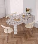 Designer Garden Dining Table Center Coffee Nordic High Hallway Wall Dining Table Chairs Small Restaurant Mesa Salon Furniture