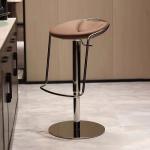 Customizable Retro Luxury Italian Bar Stools Sturdy Industrial Creative Adults Bar Chairs Library Waiting