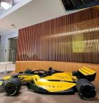 Large Customized Outdoor Indoor Metal Wall Decor 3D Race Car  Hanging  Stainless Steel Art