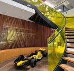 Large Customized Outdoor Indoor Metal Wall Decor 3D Race Car  Hanging  Stainless Steel Art