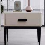 150x200cm 180x200cm Nordic Modern Minimalist Light Luxury Bedroom Double Leather Bed Beds Mattress Bedside Table Set Furniture