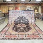 305x427cm  Large Handmade Silk Rug Eco Friendly Turkish Classic Floral Living Room Carpet (TJ407A)