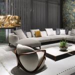 Custom Fashion Classic Solid Wood Arm Chair Designs Modern Leisure Chair Italy Genuine Leather Reclining Chair Designer Armchair