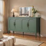 Large 58 Modern Sideboard Buffet Cabinet with Storage, Credenza Buffet Table for Coffee and Wine Bar