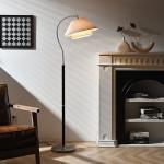 Mid Century Floor Lamp French Vintage Living Room Bedroom Bedside Standing Table Lamp Japanese Pleated Floor Ambient Light