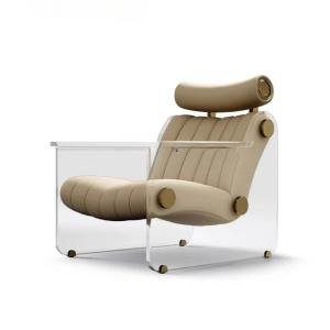 Suspended Leisure Chair Villa Living Room Sofa Chair Balcony Single Sofa Creative Leather Leisure ChairQ