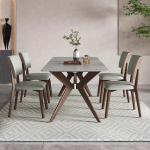 Rectangle Breakfast Dining Table Luxury Modern Portable Design Dining Table Chairs Wooden Mesa De Comedor Home Furniture